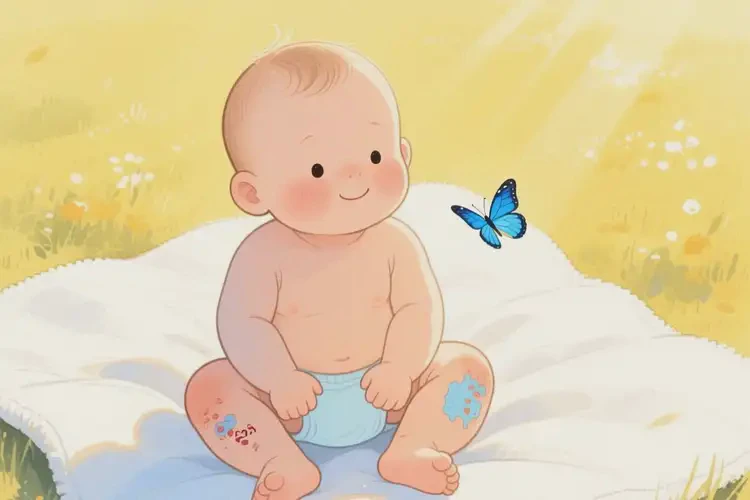 寶寶大腿上出現濕疹可以治好嗎(圖3)