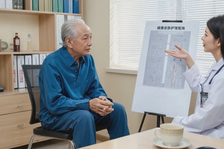 老人脖子上長(zhǎng)濕疹可以治愈嗎(圖4)