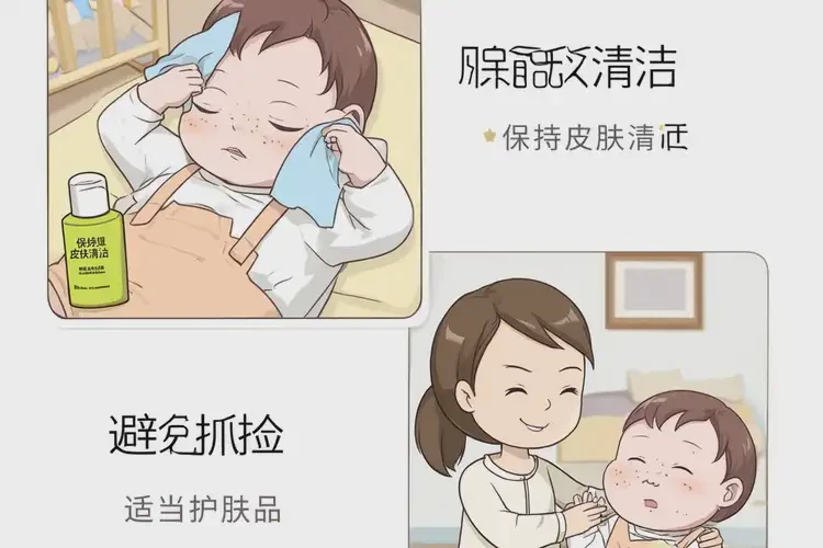 嬰幼兒面部偶爾長(zhǎng)濕疹可以治好嗎(圖1)