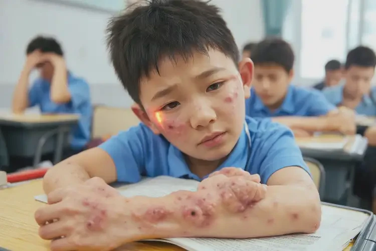 小學(xué)生全身長(zhǎng)濕疹能靠自己自愈嗎(圖4)