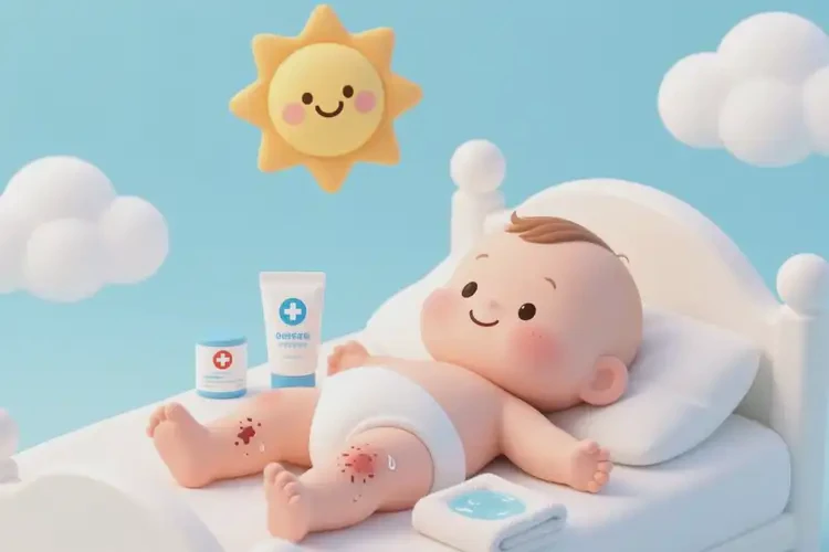 嬰幼兒小腿容易長(zhǎng)濕疹可以治好嗎(圖1)