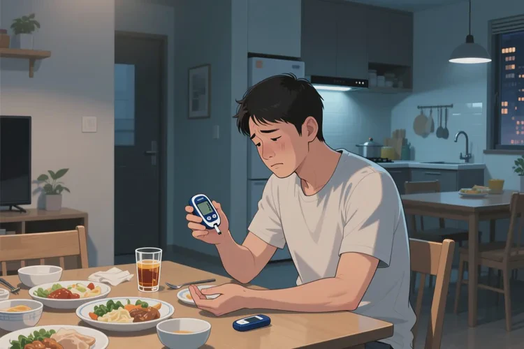 28歲晚餐血糖22.4是怎么回事(圖1)