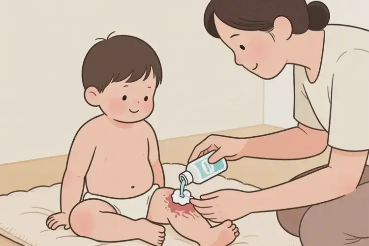 兒童屁股上偶爾起濕疹可以治好嗎(圖2)