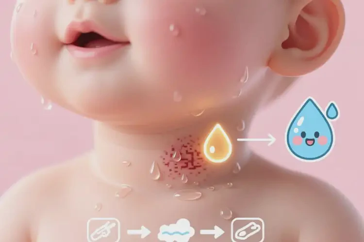 嬰兒脖子出現(xiàn)濕疹可以治好嗎(圖3)