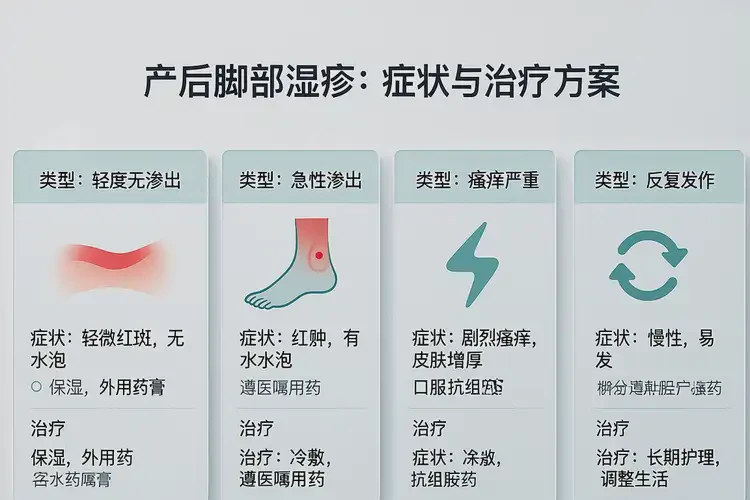 產(chǎn)婦腳上起濕疹可以治好嗎(圖2)