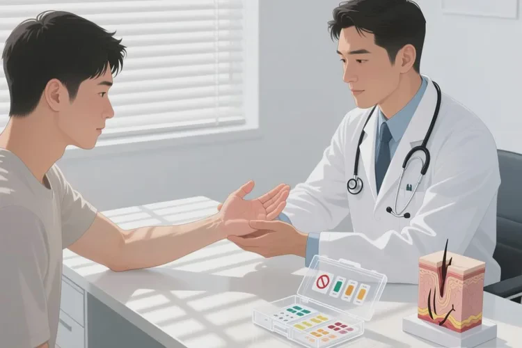 男人手上出濕疹能靠自己自愈嗎(圖2)