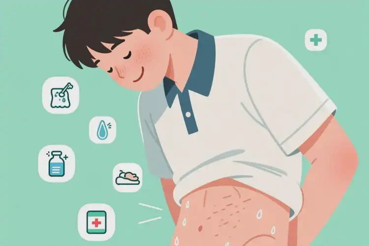 大學(xué)生肚子上偶爾起濕疹可以治好嗎(圖1)