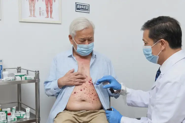 高齡老人肚子上長濕疹可不可以根治(圖2)