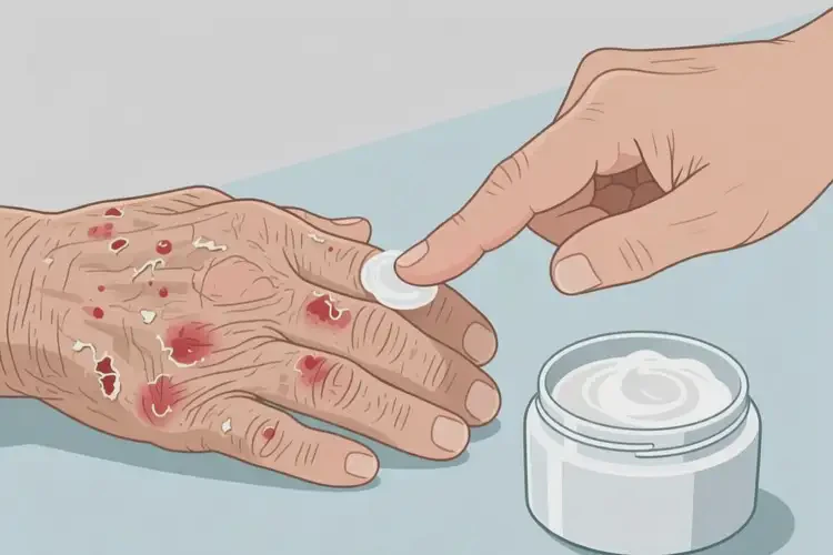 老人手上偶尔起湿疹可以治好吗(图3)