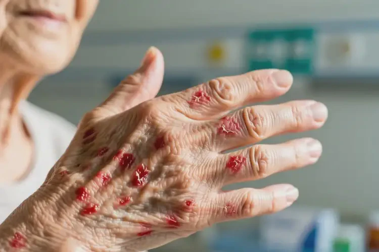 老人手上有湿疹可以治好吗(图4)