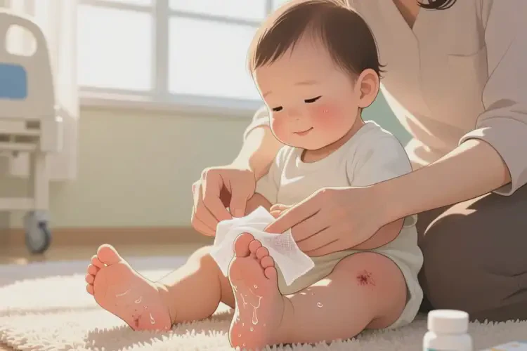 小兒腳上容易長濕疹可以治好嗎(圖4)