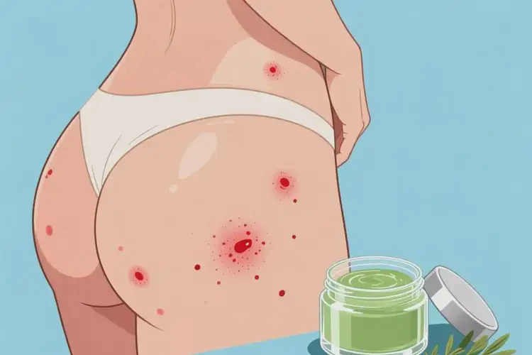 女人屁股偶爾起濕疹可不可以根治(圖1)