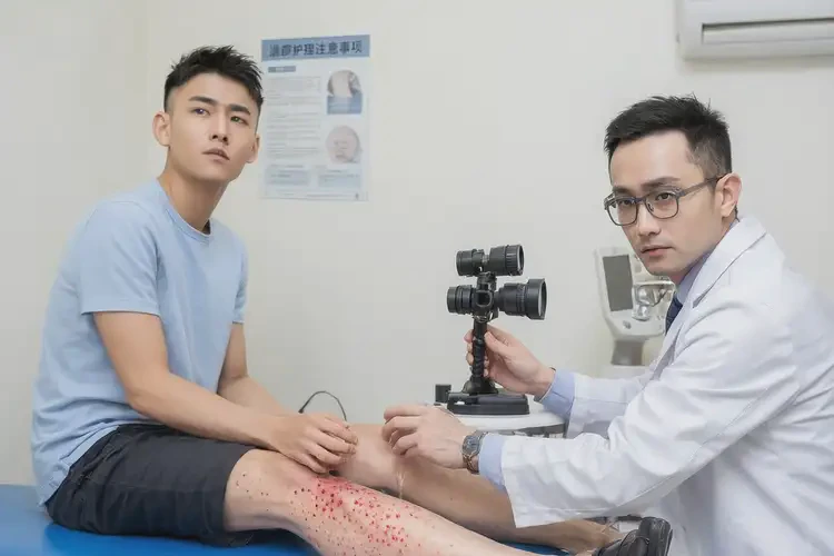 男生小腿上有濕疹可以治好嗎(圖4)