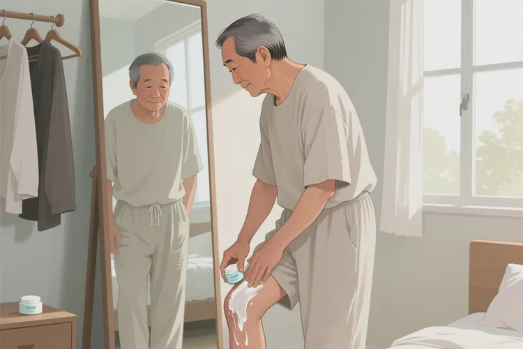 老人小腿上出現(xiàn)濕疹可以治愈嗎(圖2)