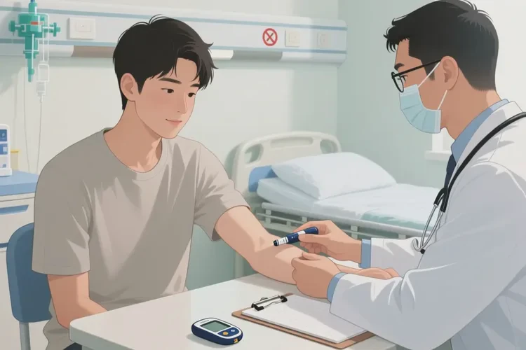 28歲晚餐血糖24.4是怎么回事(圖1)