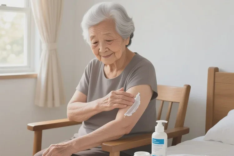 高齡老人手臂上容易起濕疹能靠自己自愈嗎(圖1)