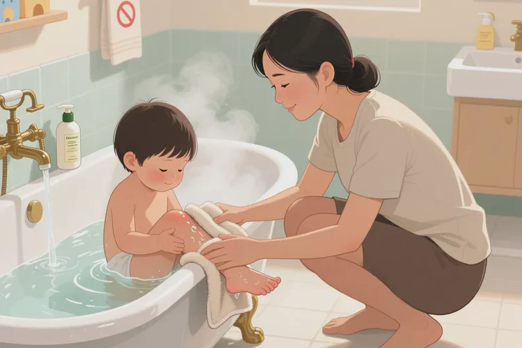 兒童小腿上長濕疹可以治愈嗎(圖1)