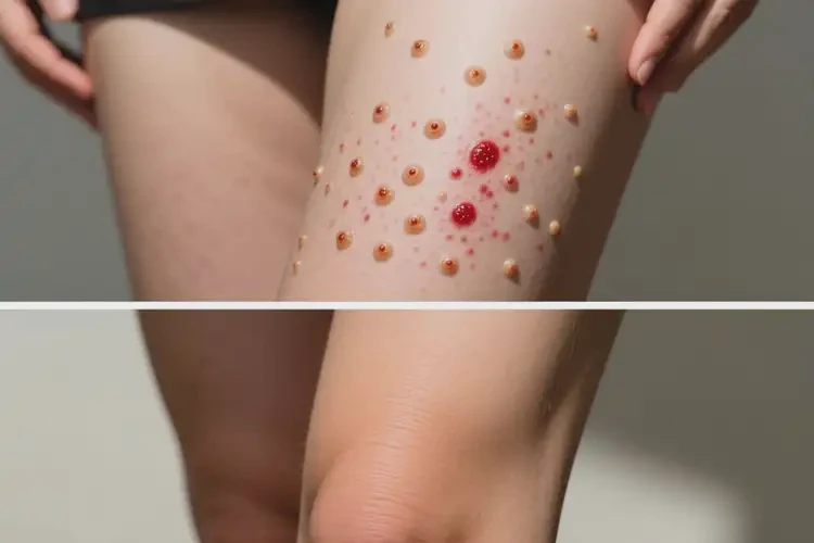 女人大腿出現(xiàn)濕疹可不可以根治(圖2)