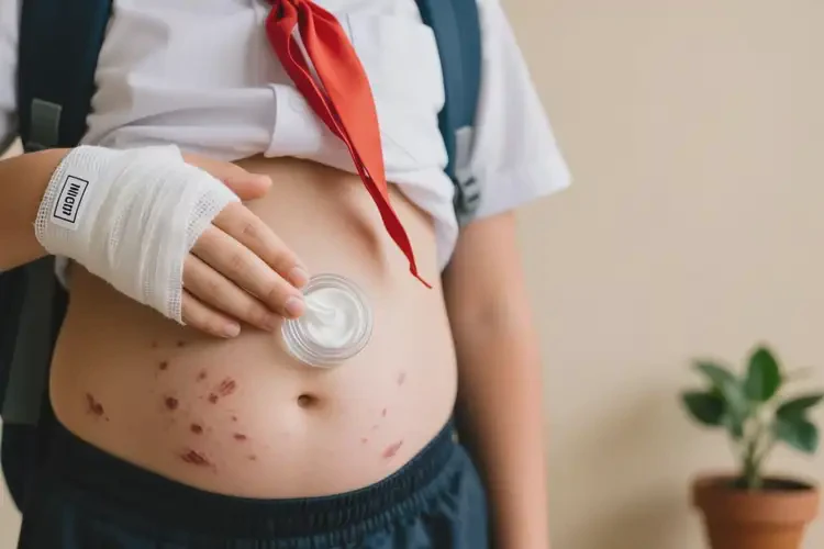 小學(xué)生肚子容易長(zhǎng)濕疹可不可以根治(圖1)