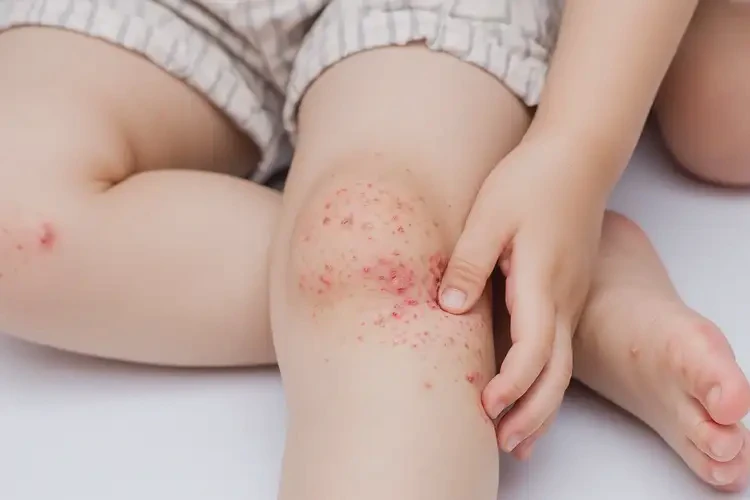 兒童大腿出現(xiàn)濕疹可以治好嗎(圖4)