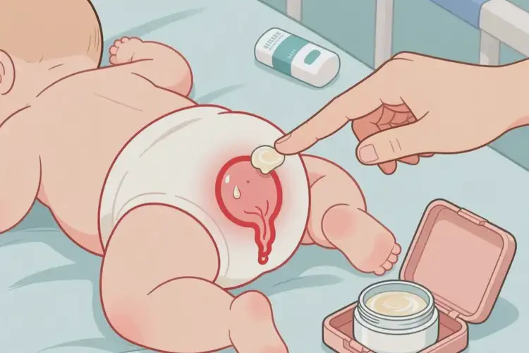 寶寶肛周長(zhǎng)濕疹可以治好嗎(圖2)