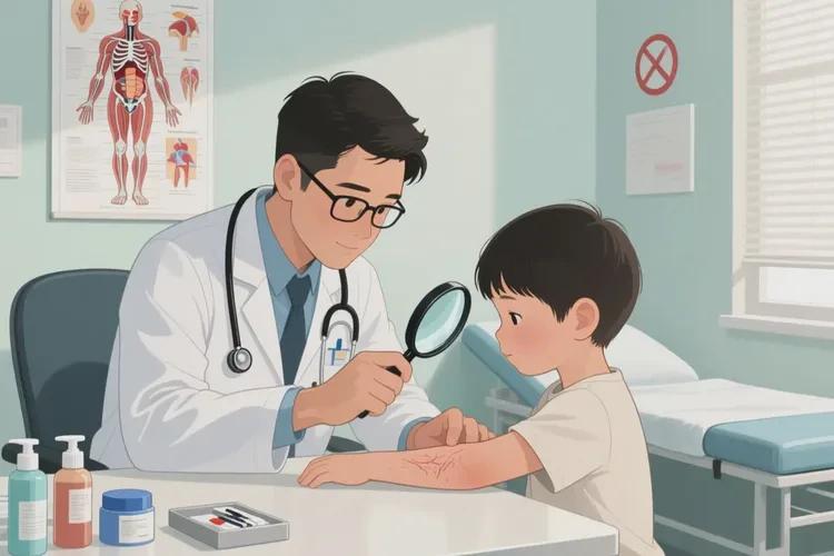 孩子全身有濕疹可以治愈嗎(圖1)