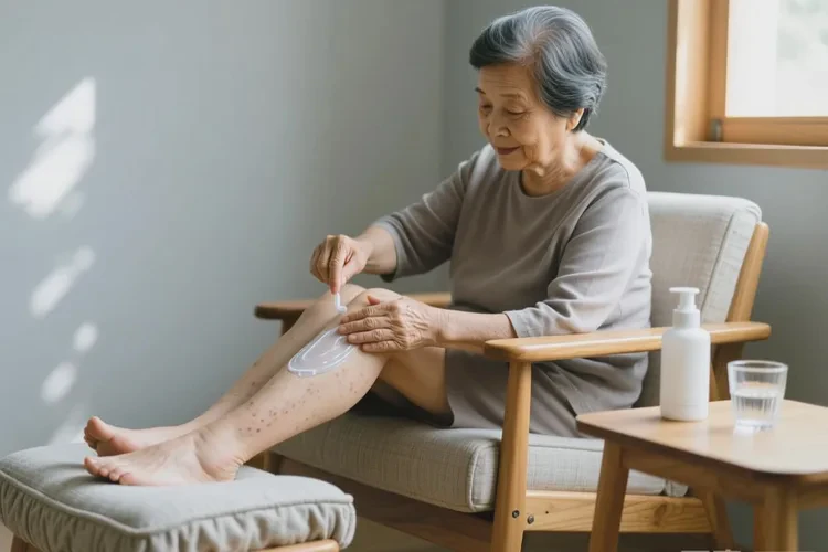 老年人小腿上容易起濕疹可以治愈嗎(圖1)