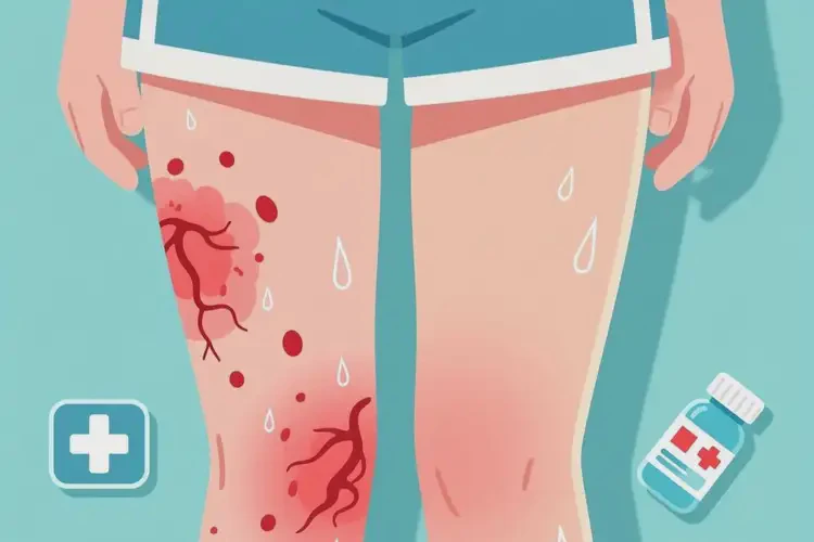 女生大腿上出現(xiàn)濕疹可不可以根治(圖2)