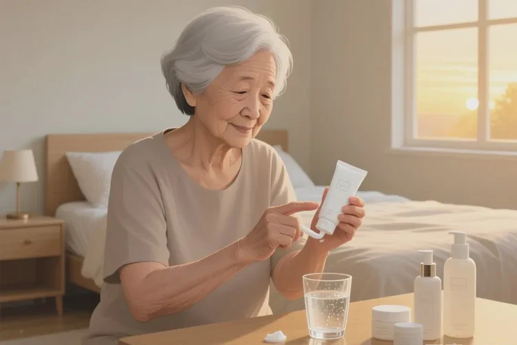 老年人手臂上偶尔长湿疹可以治愈吗(图1)