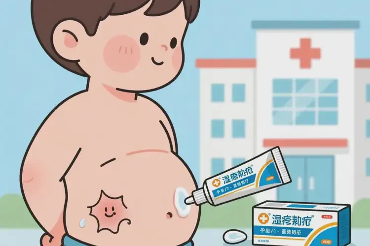 兒童肚子上容易起濕疹可以治好嗎(圖1)