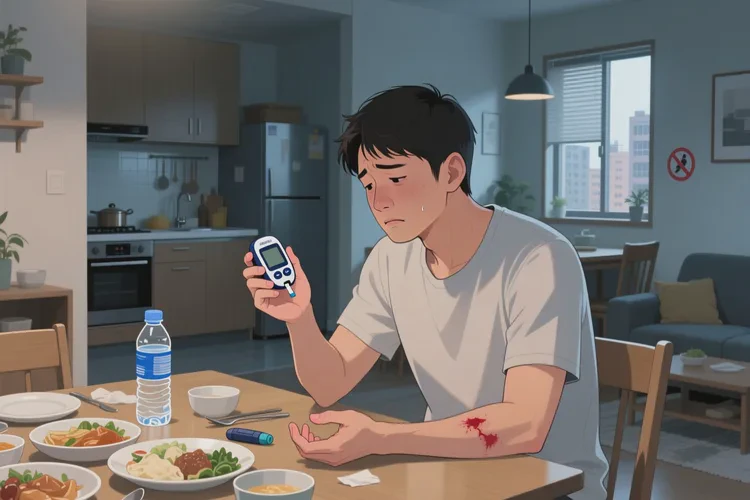 28歲晚餐血糖18點4是怎么回事(圖1)