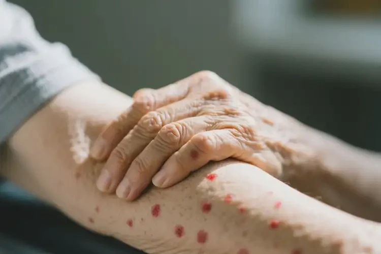 老人手臂上偶爾長濕疹可以治好嗎(圖4)