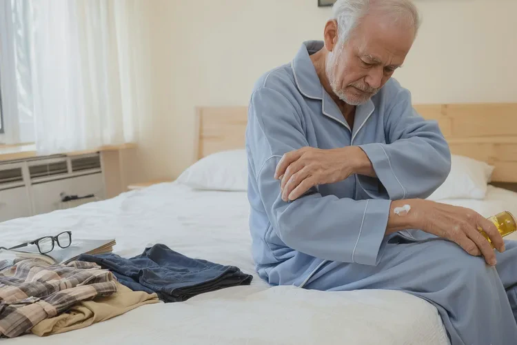 老年人大腿上经常长湿疹能靠自己自愈吗(图3)