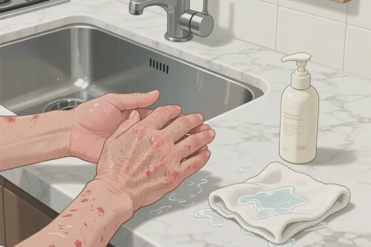 老年人手上有濕疹能靠自己自愈嗎(圖1)