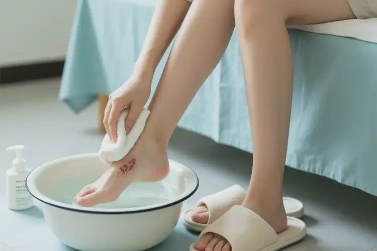 女生腳上經(jīng)常起濕疹可以治好嗎(圖2)