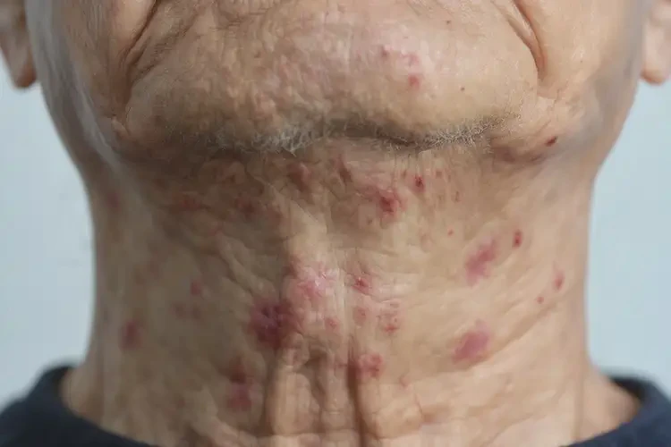 老人脖子上偶爾長濕疹可以治好嗎(圖4)