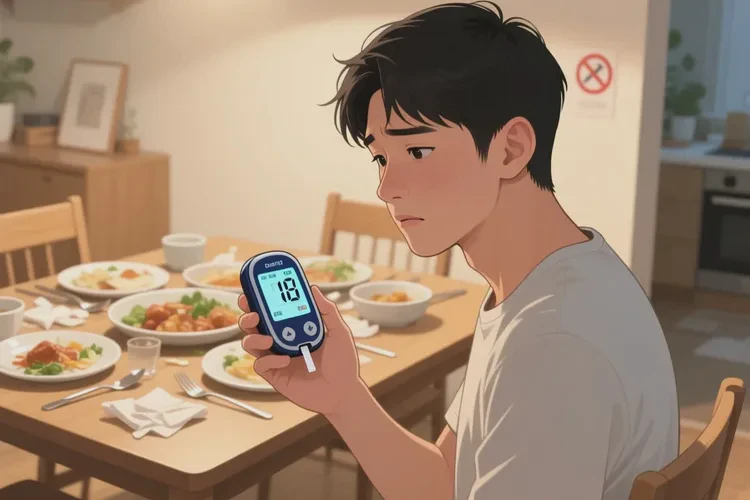 28歲晚餐血糖26.5是怎么回事(圖1)