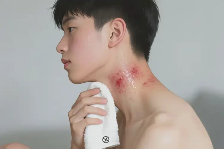 青少年脖子上出濕疹可不可以根治(圖2)
