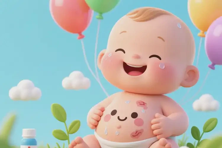 小兒肚子偶爾起濕疹可以治好嗎(圖3)