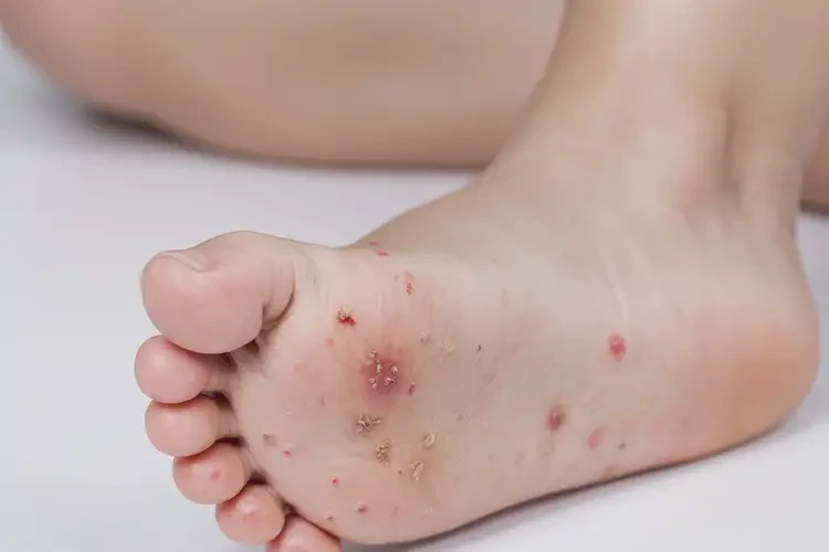 小孩腳上經(jīng)常長濕疹可以治好嗎(圖4)