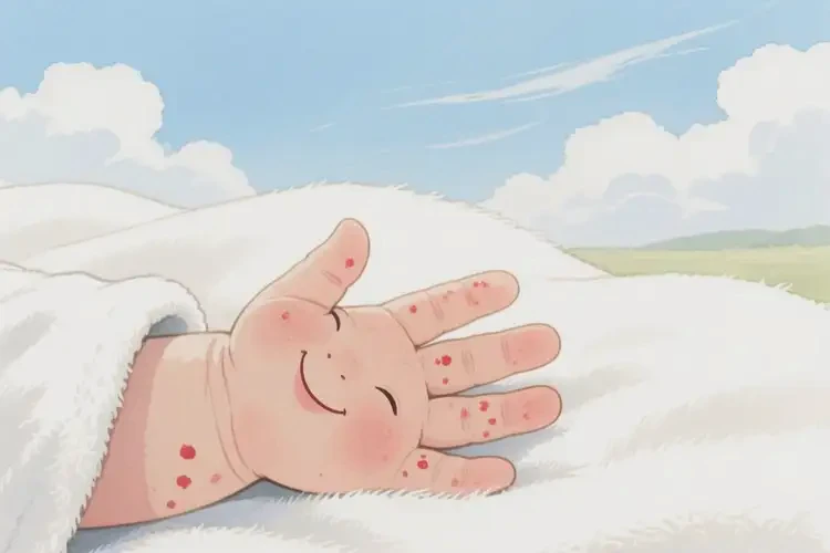 嬰兒手上偶爾起濕疹可以治好嗎(圖3)