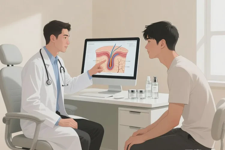 青年人面部長(zhǎng)濕疹能靠自己自愈嗎(圖2)