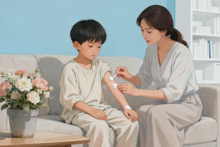 少兒四肢有濕疹可以治愈嗎(圖4)