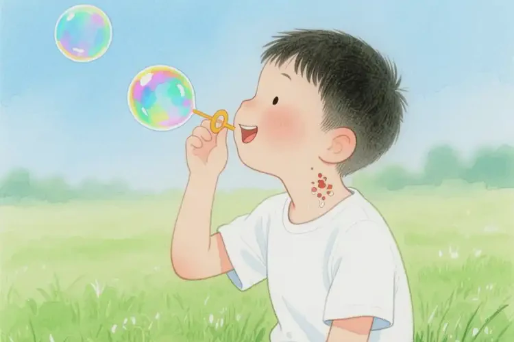 小學生脖子偶爾起濕疹可以治好嗎(圖2)