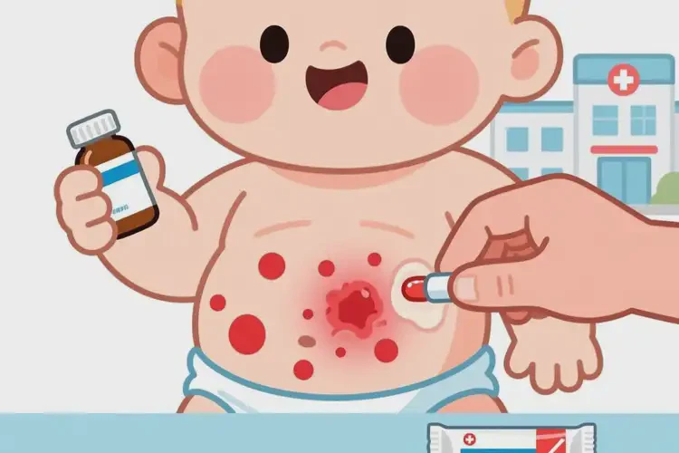 嬰兒肚子上容易起濕疹可以治好嗎(圖3)