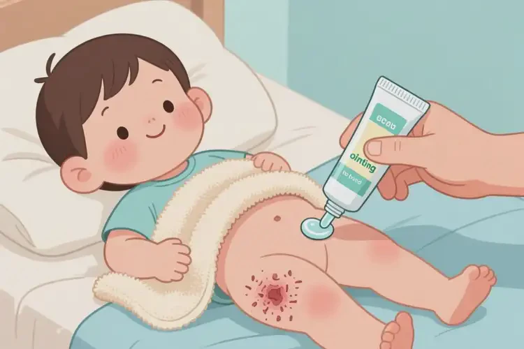 兒童屁股上偶爾起濕疹可以治好嗎(圖1)