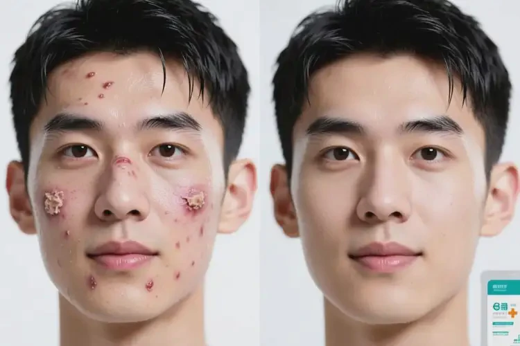 男生臉上經(jīng)常起濕疹可以治好嗎(圖1)