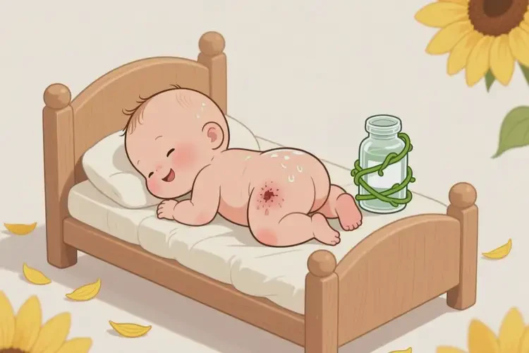 寶寶屁股上起濕疹可以治好嗎(圖1)