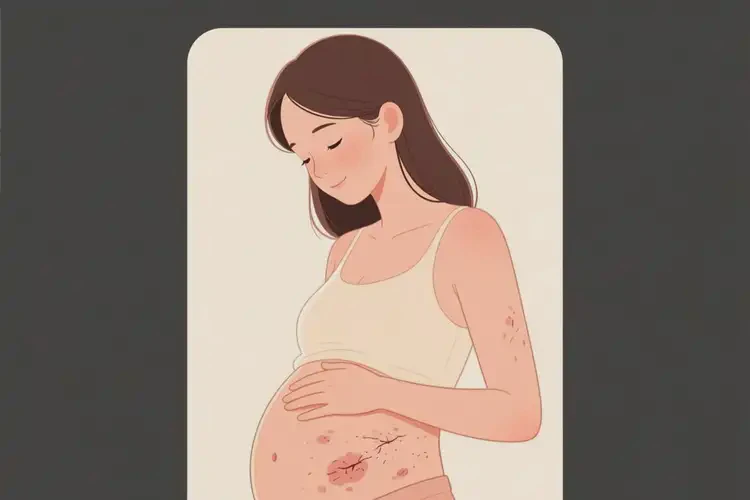 女生肚子上偶爾起濕疹可以治好嗎(圖4)