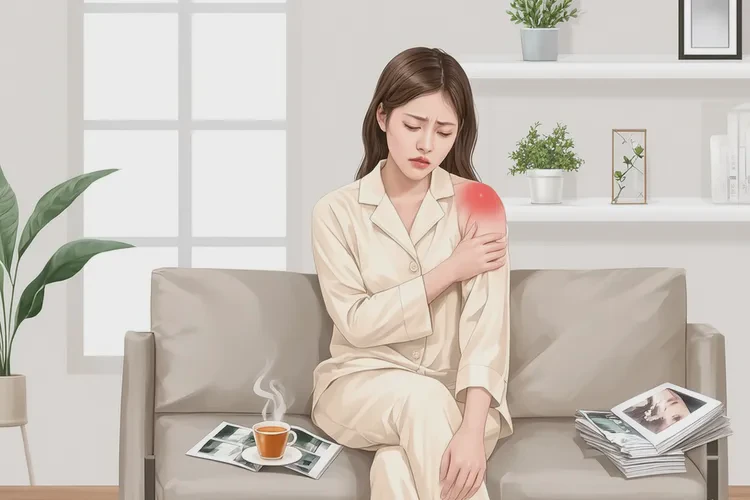 女人四肢偶爾起濕疹能靠自己自愈嗎(圖1)